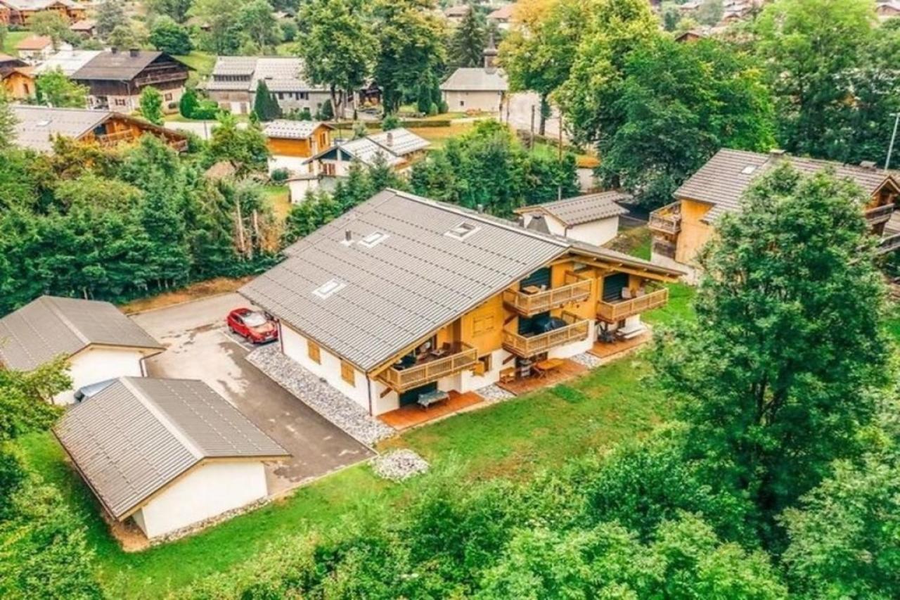 Modern 3 Bed Penthouse Apartment, Balcony & Garage, Close To Village & Ski Bus Samoens Ngoại thất bức ảnh