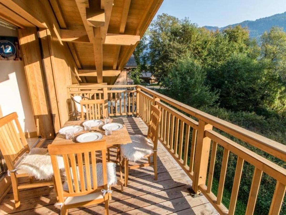 Modern 3 Bed Penthouse Apartment, Balcony & Garage, Close To Village & Ski Bus Samoens Ngoại thất bức ảnh